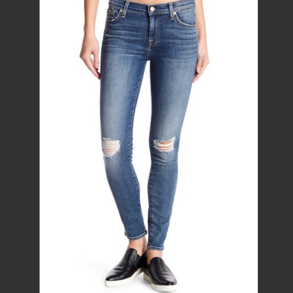 NWT 7 for All Mankind Gwenevere skinny sz 24
